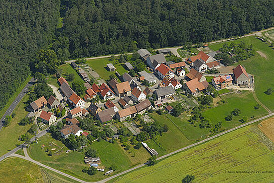 Kehlingsdorf aus der Vogelperspektive